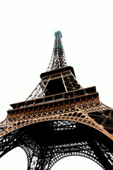 Tour Eiffel détourée - obrazy, fototapety, plakaty