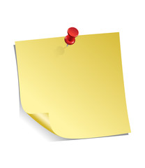 Yellow Sticky Note - 14485583