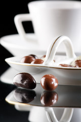 coffee with drops