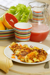 fresh healthy breakfast