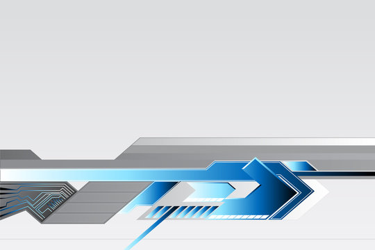 tech lines blue