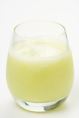 a delicious melon  milkshake