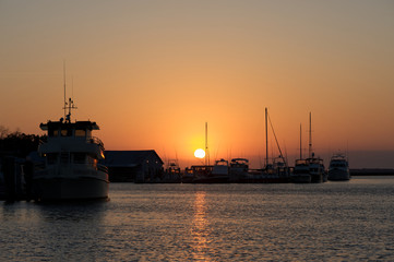 Sunrise over the Docks