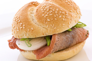 Matjes Brötchen