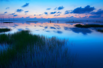 Beach after sunset - Long exposure