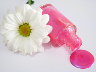 Spilled nail polish