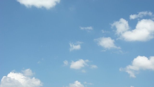 Real blue sky with clouds - full - 2.5x