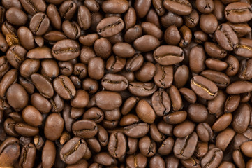 Coffee beans background.