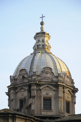 Fototapeta na wymiar view of Rome, chapel of church