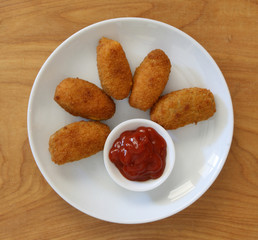 Fried Jalapenos Stuffed with Cheese