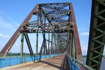 Foto auf Acrylglas Route 66 Route 66 Chain of Rocks-Brücke
