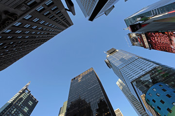 Fototapeta na wymiar IImmeubles de Time Square - Nowy Jork