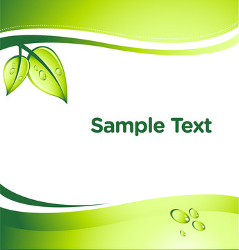 vector GREEN abstract background with place for your text
