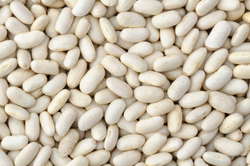 White beans background