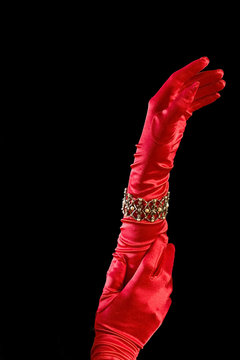 Red Formal Gloves