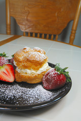 Creampuff And Strawberries