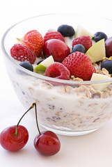 Müsli mit frischen Obst