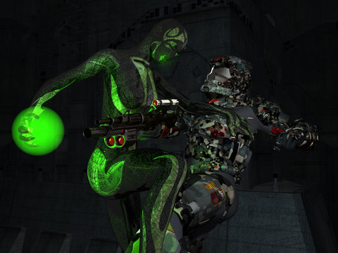 cyborg woman