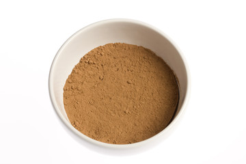 cacao powder in bowl
