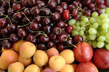 Gemischter Obstkorb.