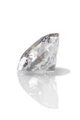 diamond isolated on white.