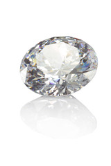 diamond on white background