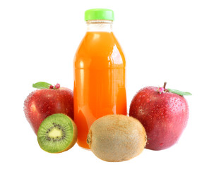 Juice and fruit