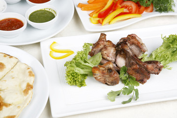 fry chicken wings
