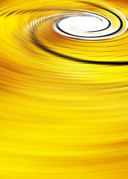 Abstract Yellow Swirl Background