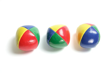 Row of Juggling Balls