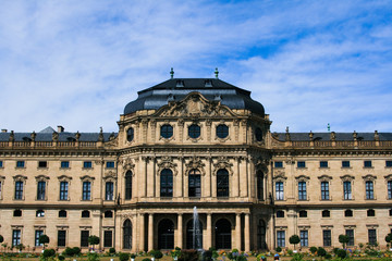 Obraz premium Palace build in baroque style in Germany