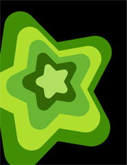 the vector retro background