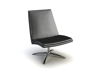 black modern chair