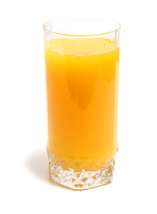 orange juice in glass