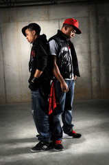 Hip Hop Dancers Posing