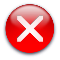 Obraz premium cross button