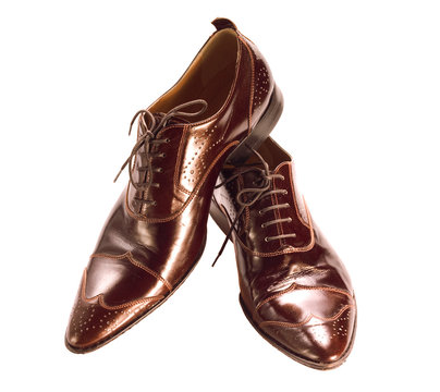 Leather man shoes