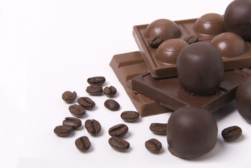 Chocolate and coffee