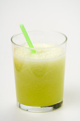 a delicious melon  milkshake