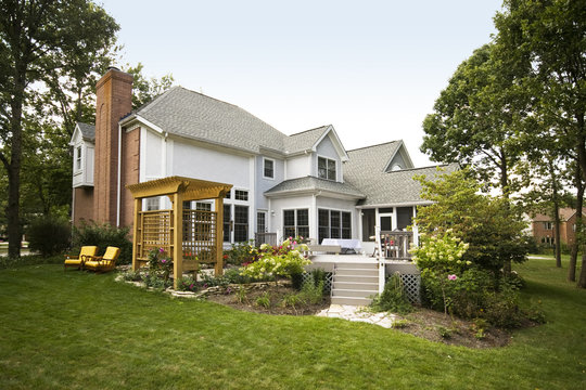 View Of House From Backyard