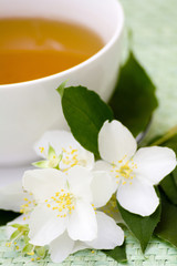 Fototapeta na wymiar tea of jasmine