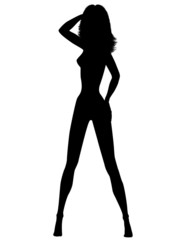 Donna Sexy-Femme Silhouette-Woman shape 2