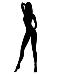 Donna Sexy-Femme Silhouette-Woman shape 3