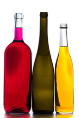 wine bottles
