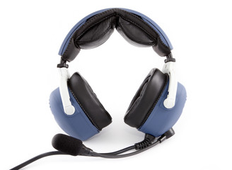 Aeroplane pilot headset
