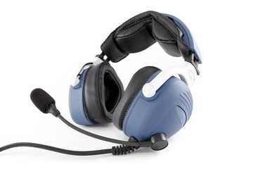 Aeroplane pilot headset © Monika Wisniewska