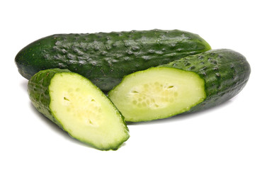 cut cucumbers