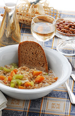 Minestra di farro e riso - Primi del Friuli venezia giulia