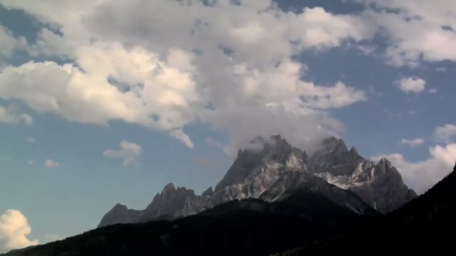 nuvole e Croda Rossa