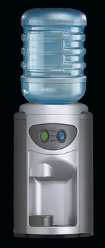 Device for cooling water